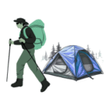 Student backpacking trip with Nayaankur Services