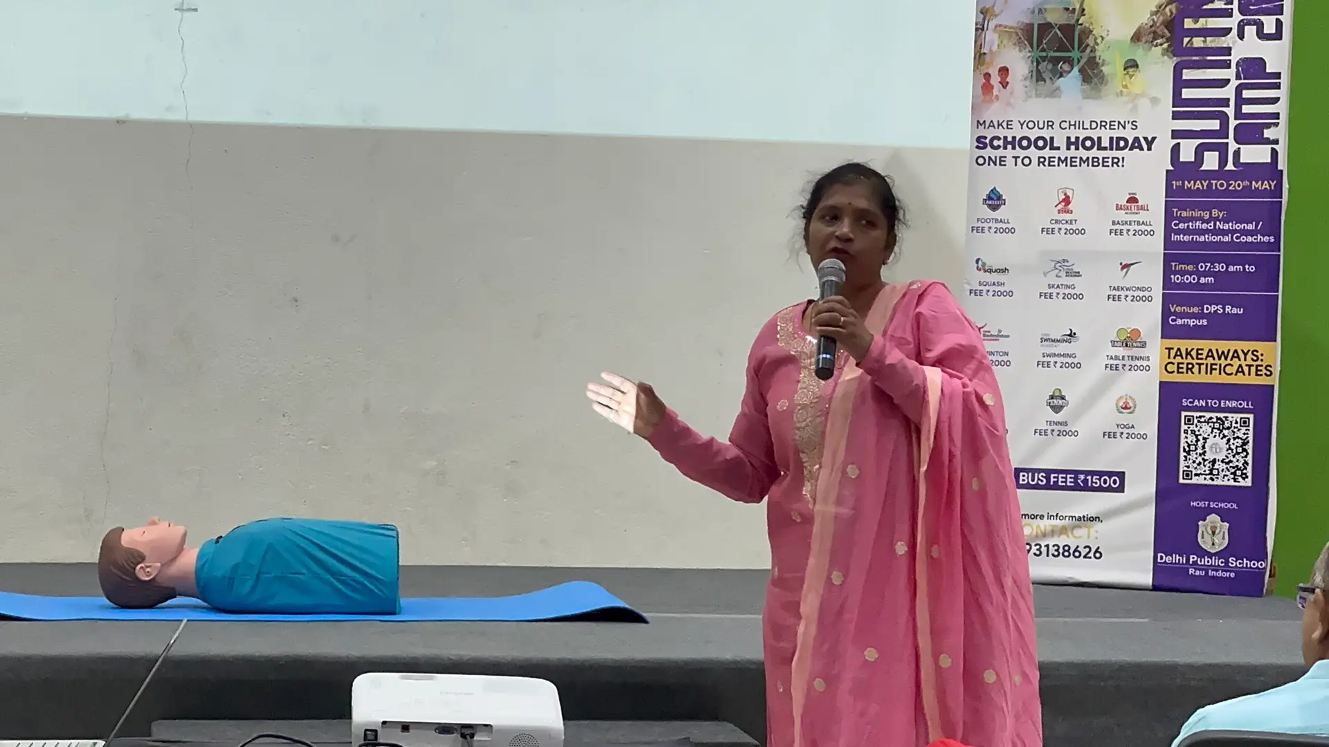 Emergency training event at DPS Rau campus